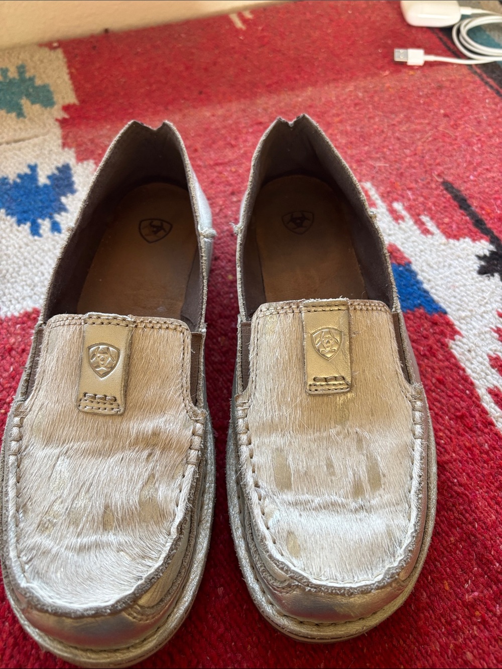Ariat Women's Moccasin Slip-Ons in Light Tan